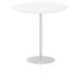 Dynamic Italia 1200mm Poseur Round Table White Top 1145mm High Leg ITL0168 DD